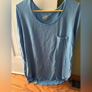 Light Blue Lilly Pulitzer Luxletic Long Sleeve Top